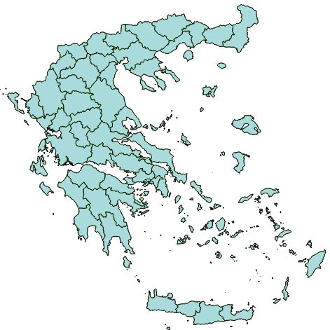 Greek dams map