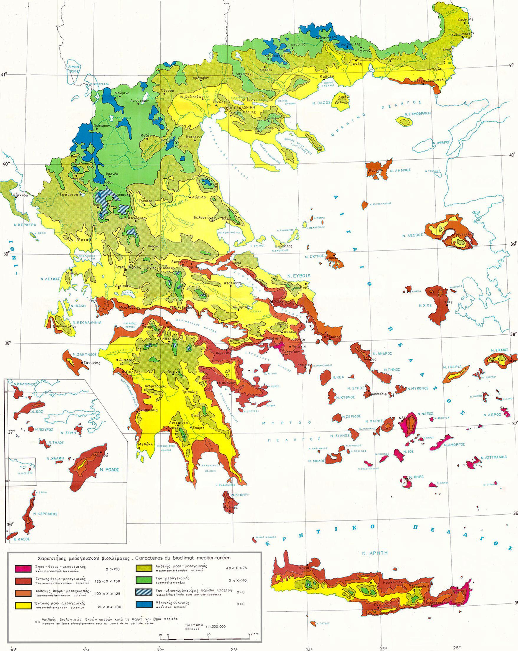 bioclima map