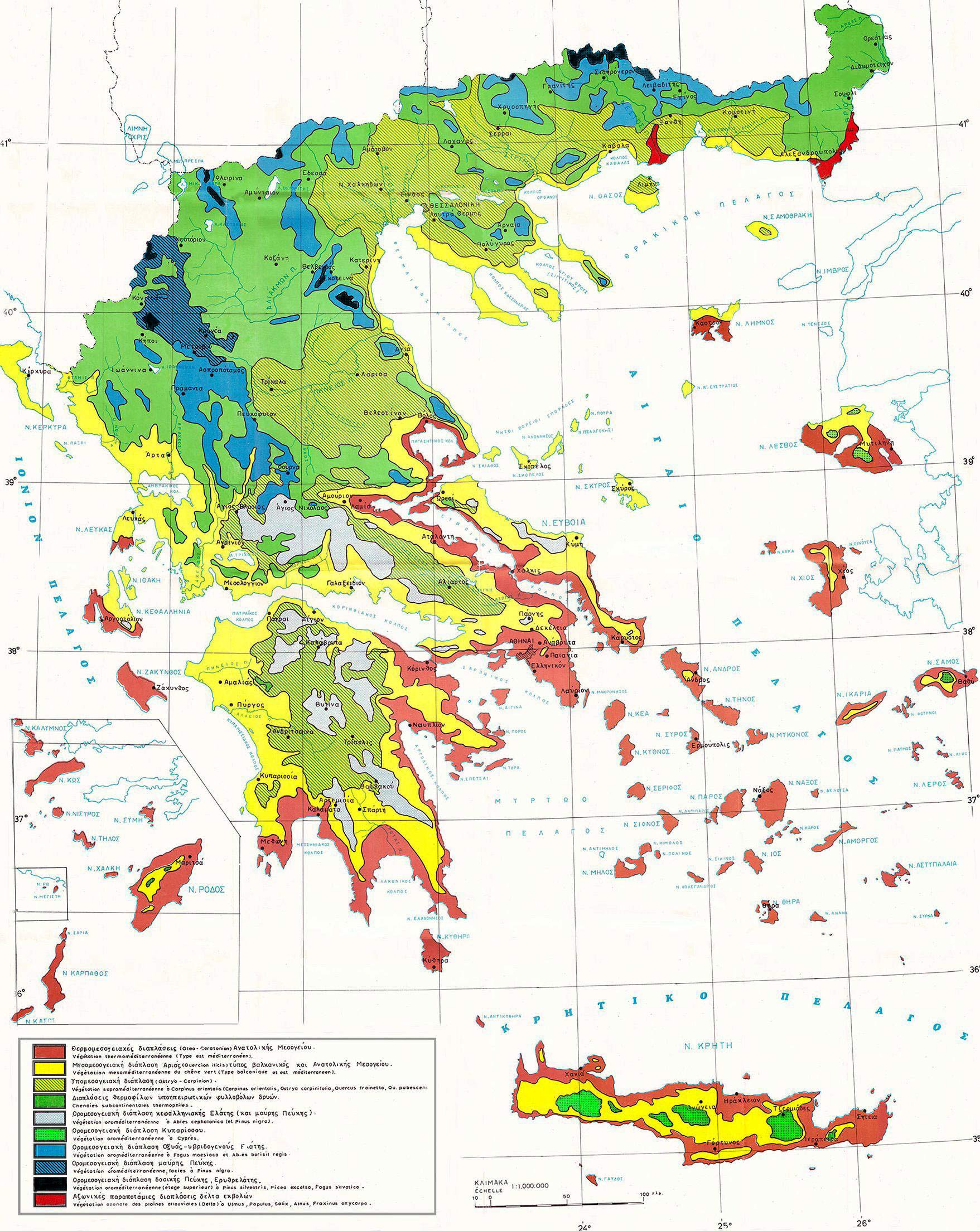 vegetation map